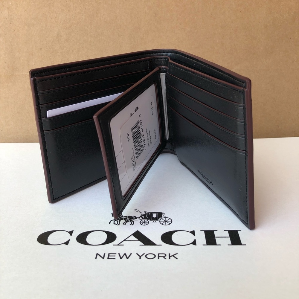 Coach Men’s Wallet F25519 - Picture 5 of 6